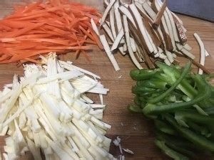 冬笋小炒-色香味，素食主义