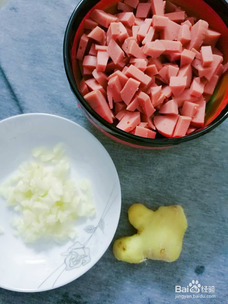 电饭锅火腿煎蛋