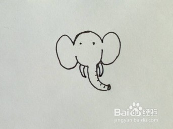 简笔画：大象画法教程，如何画大象？