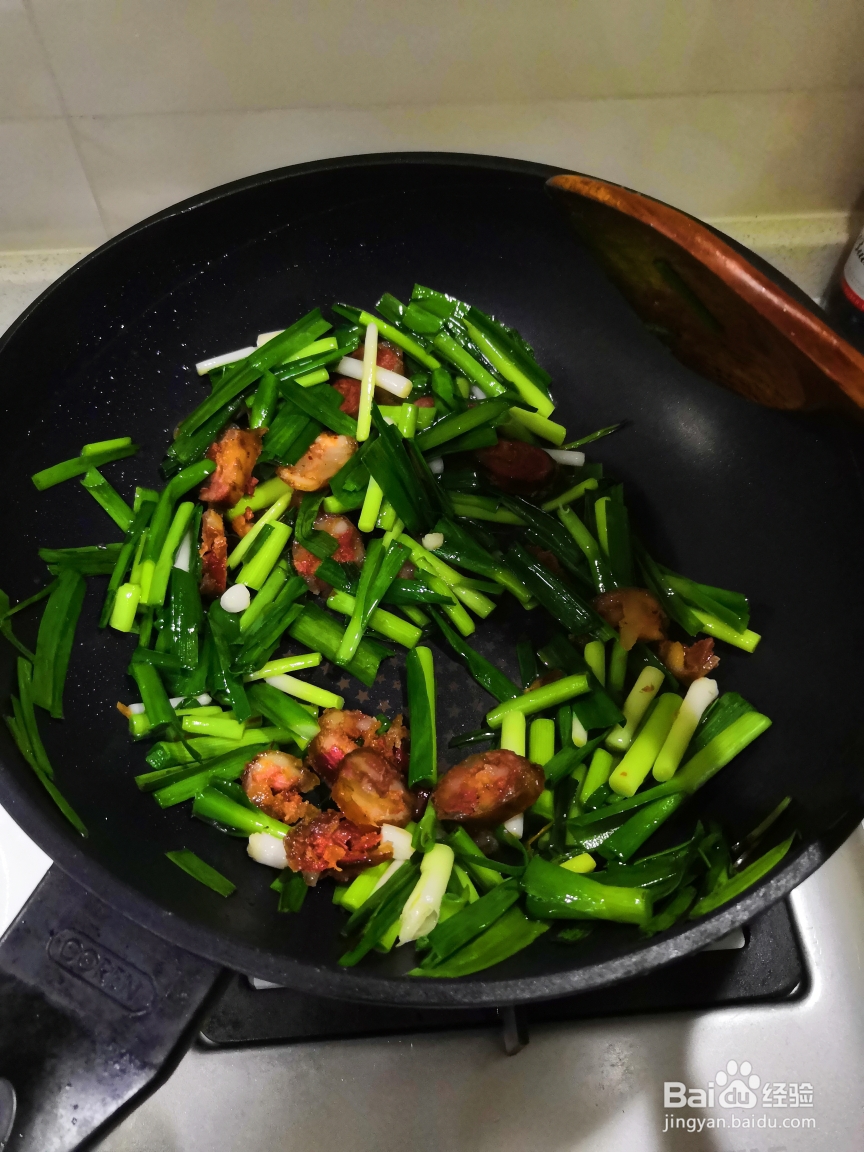 好吃到哭的青蒜腊肠