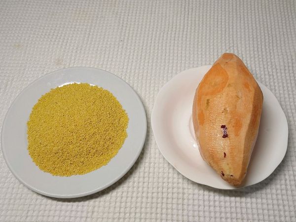 暖胃地瓜小米粥