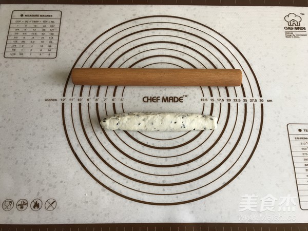 黑芝麻贝果的做法