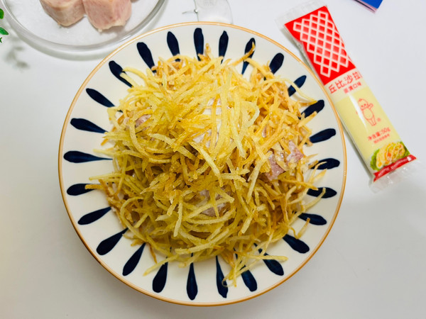 好吃到舔手指金丝芥味午餐肉球