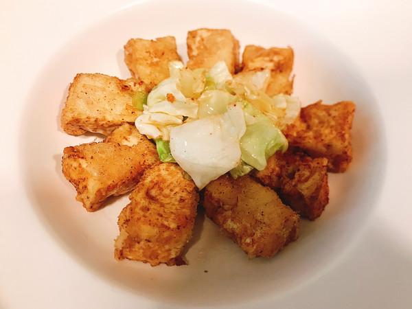 蜜汁茄子炸豆腐