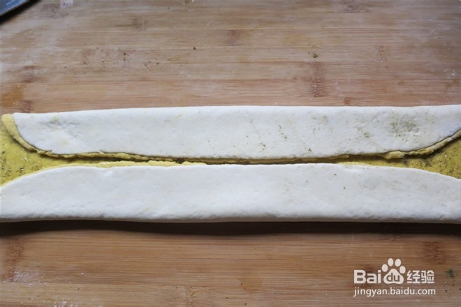 教你做南瓜香豆子双色花卷