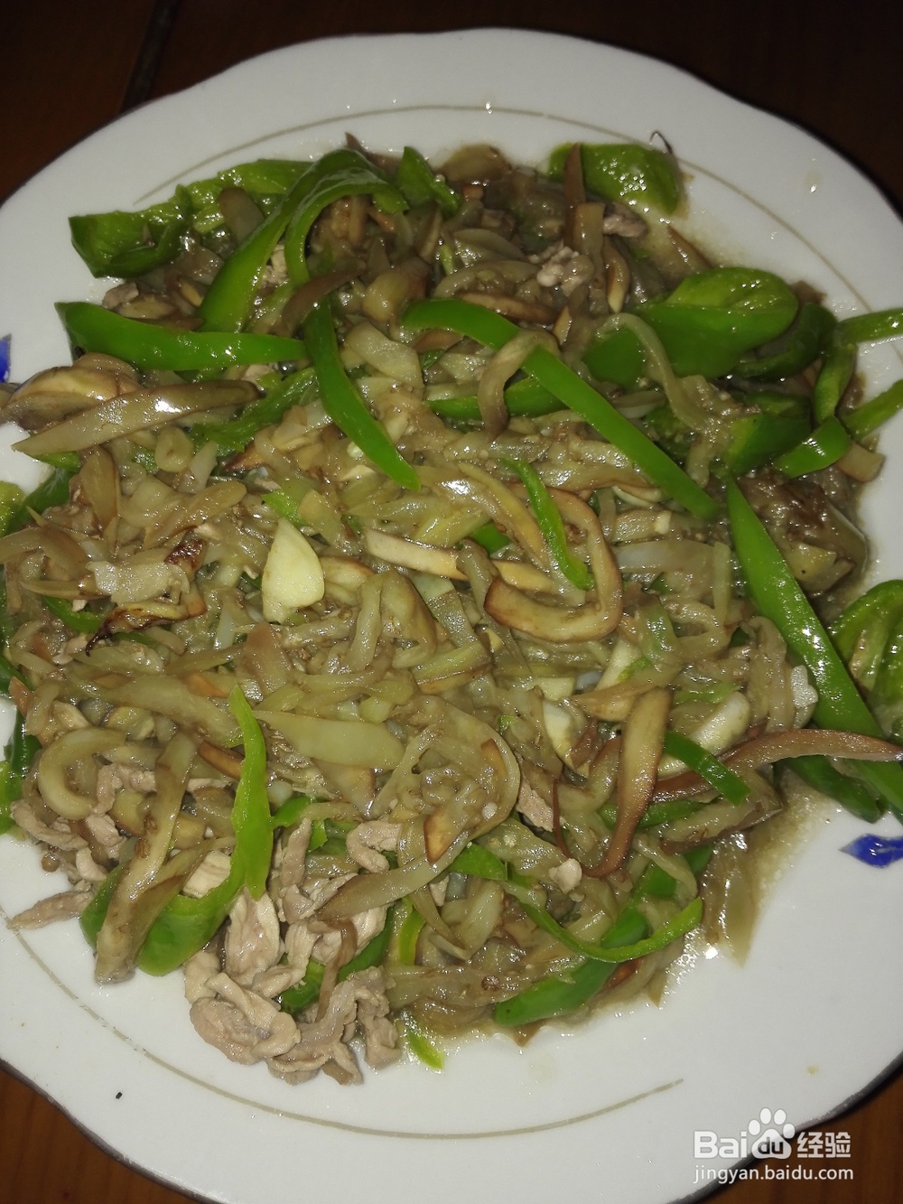 怎样制作肉丝白茄?