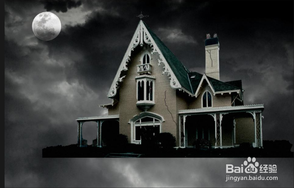 Photoshop之梦游鬼屋2