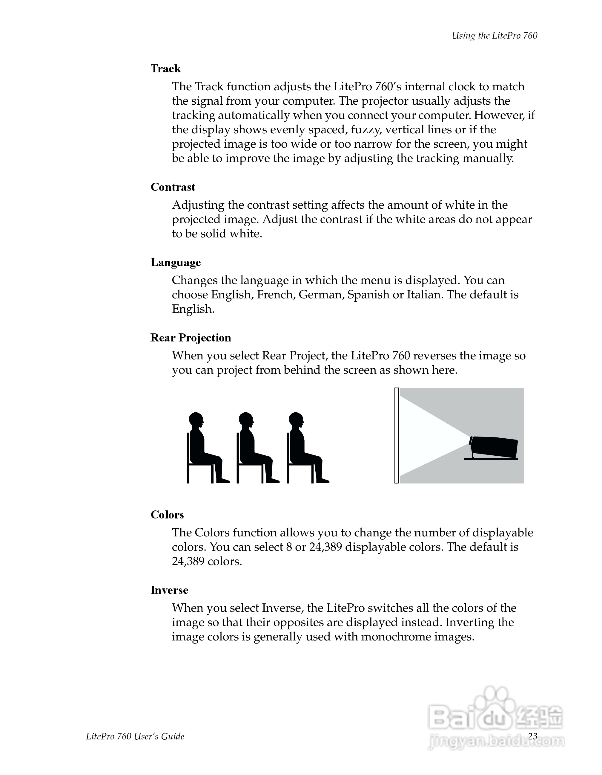 富可视 LP760投影机说明书:[4]