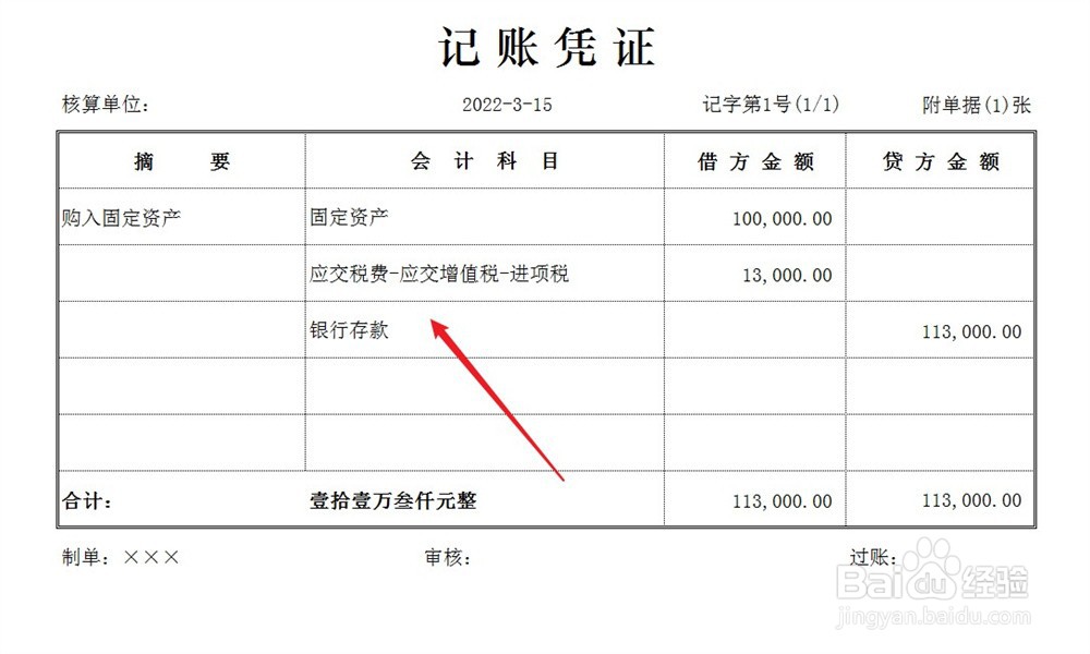 固定资产入库会计分录怎么做