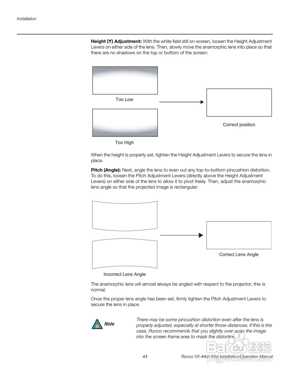 Runco VX-55d投影机使用说明书:[6]