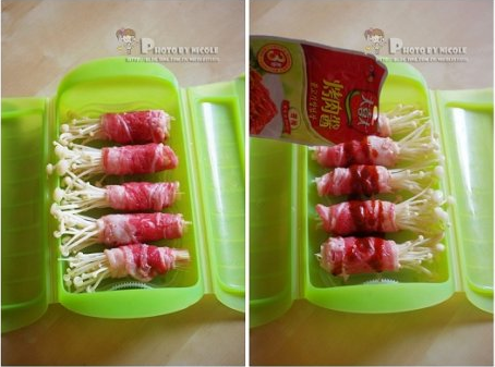 酱香肥牛金针卷