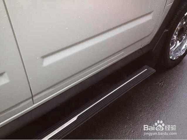 悍马H2加装电动踏板效果