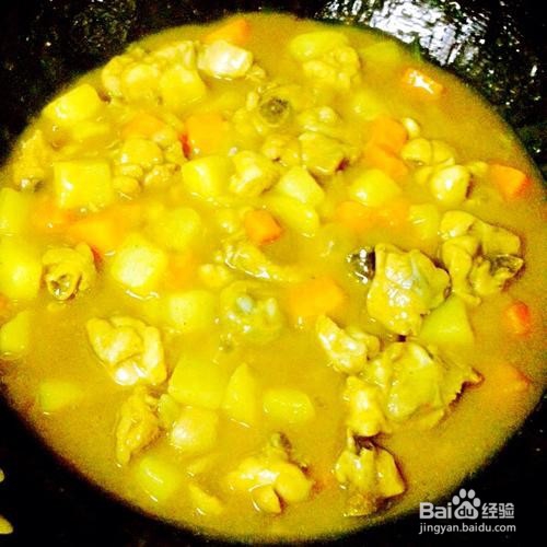 家常鸡肉咖喱饭 的做法