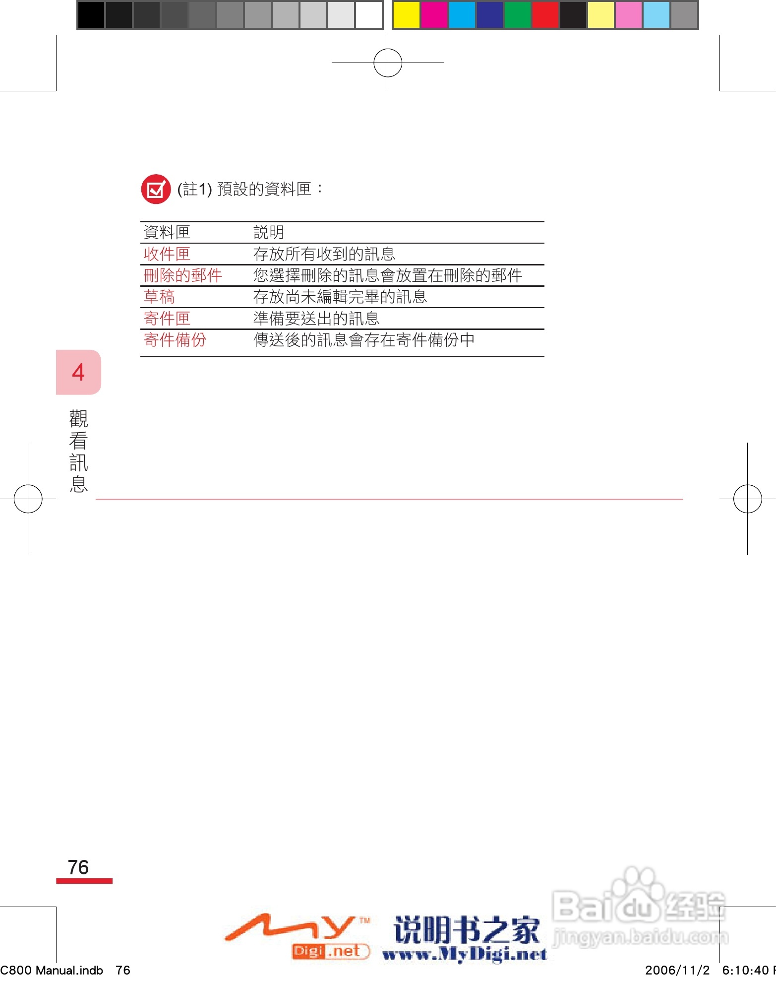 多普达dopod C800手机使用说明书:[9]