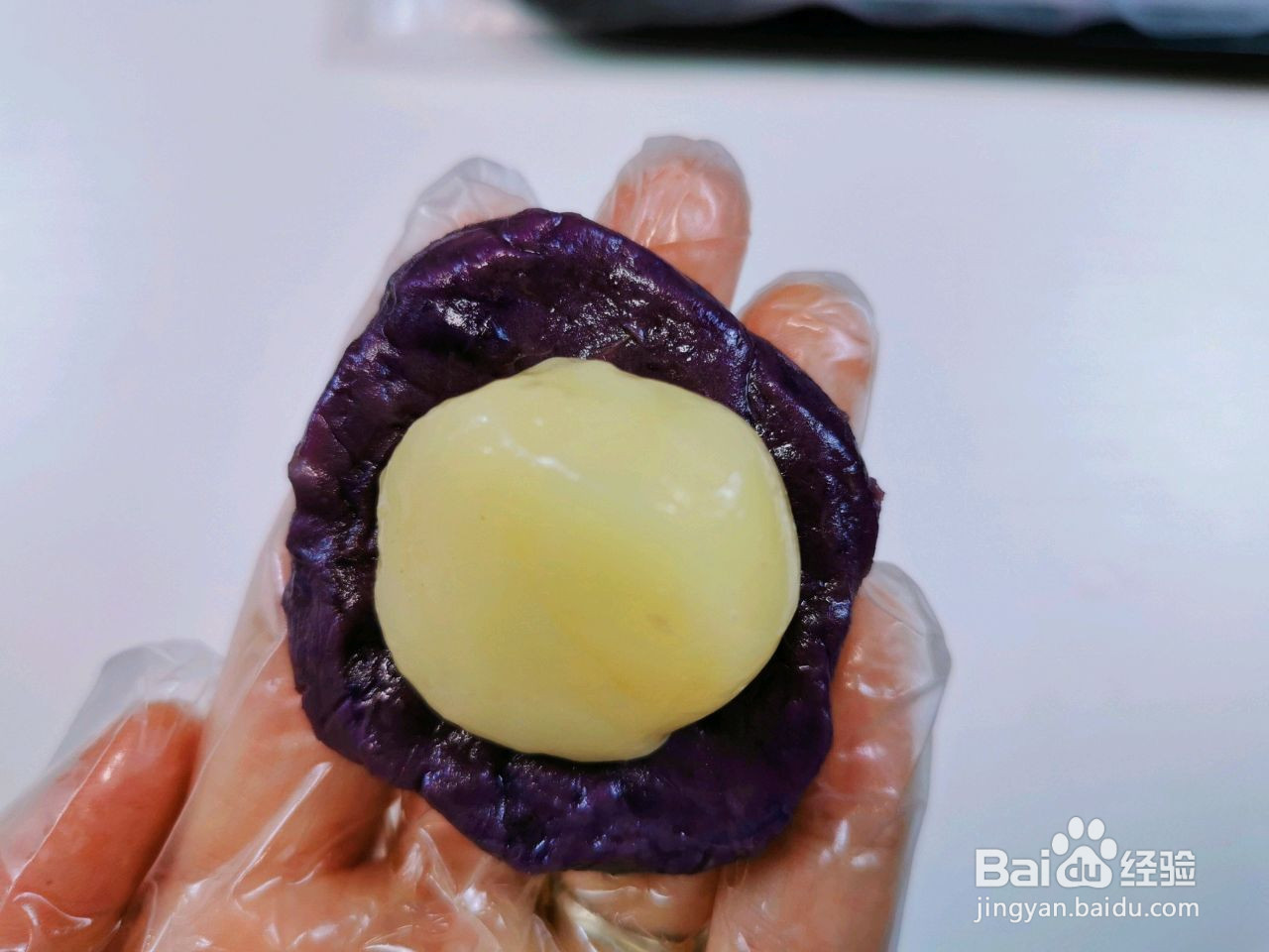 紫薯芋泥仙豆糕的做法