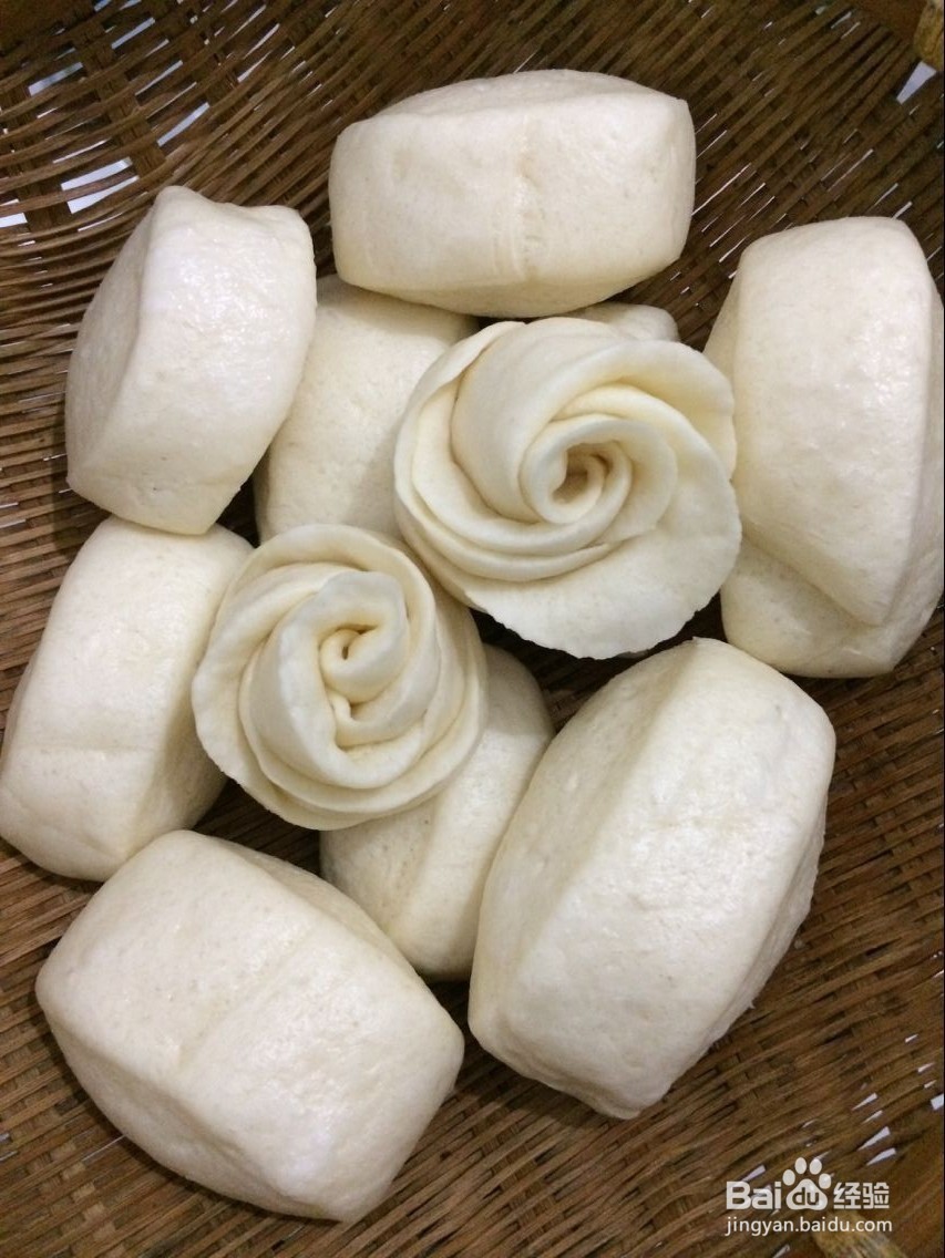 馒头之花:白玫瑰的做法