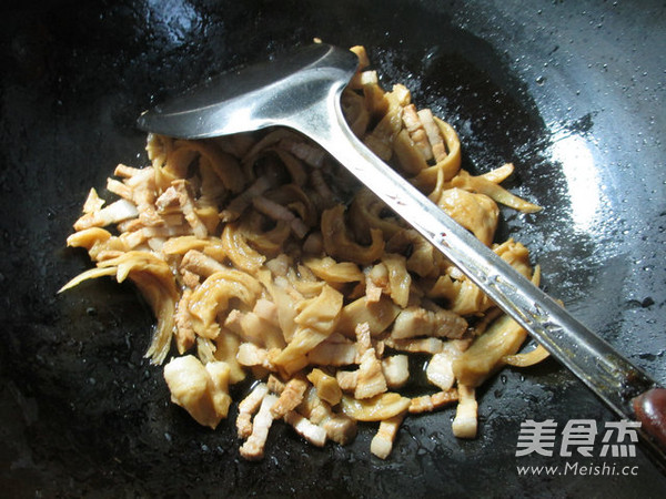 五花肉面筋炒青瓜