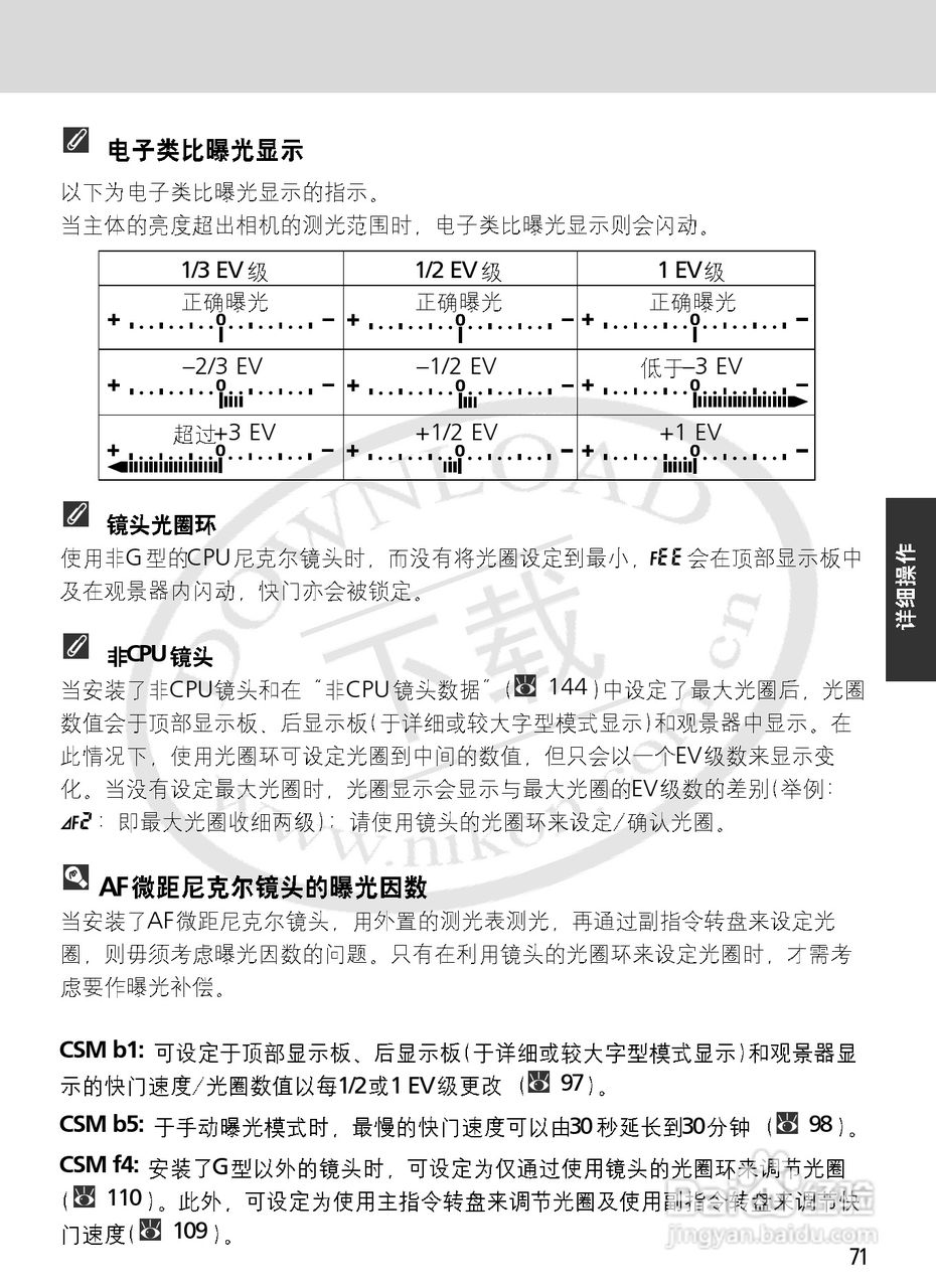 尼康F6数码相机使用说明书:[8]