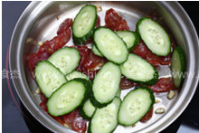广东青瓜炒腊肠