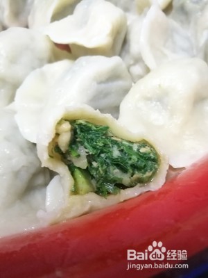 荠菜饺子的做法