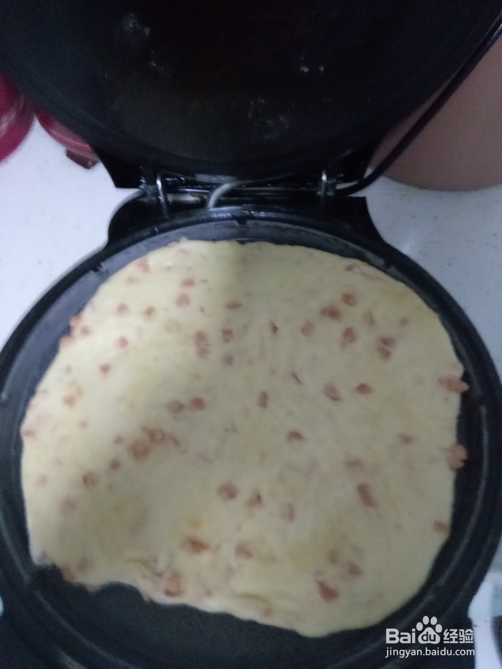 火腿肠发面饼