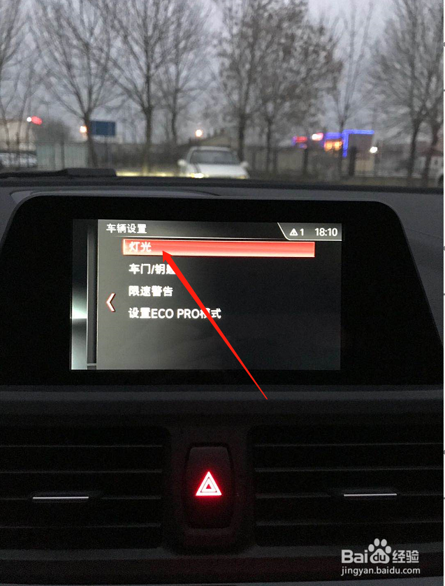 如何将宝马车辆的氛围灯颜色设为经典颜色?