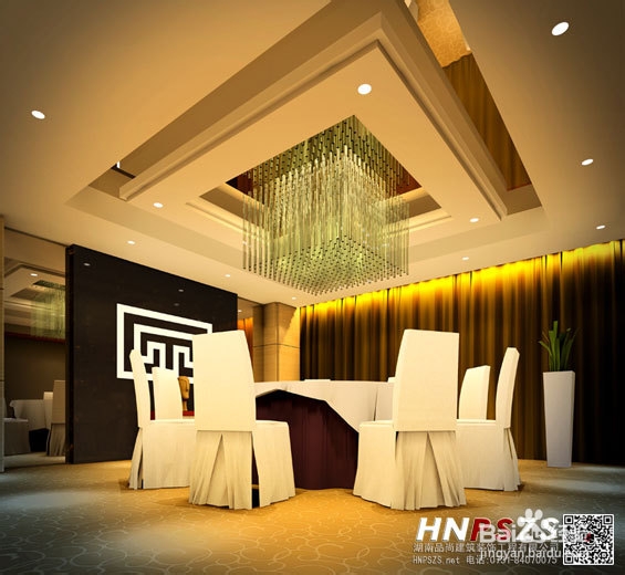 落叶知秋遍地金的古典中式餐厅的装修