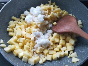 在家也能制作的香甜苹果派