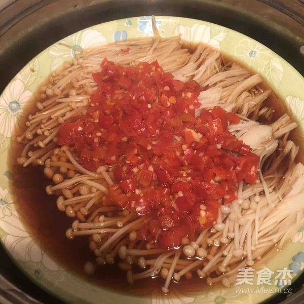 剁椒金针菇的做法