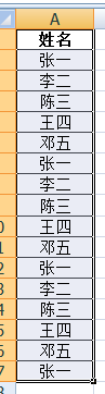 Excel删除重复值