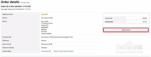 Amazon卖家如何给顾客退款 英文界面 百度经验