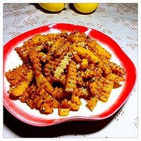 在家制作美味的天蚕土豆