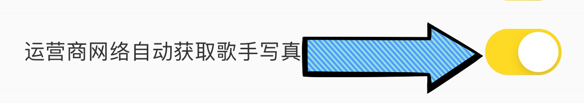 酷我音乐如何开启运营商网络自动获取歌手写真
