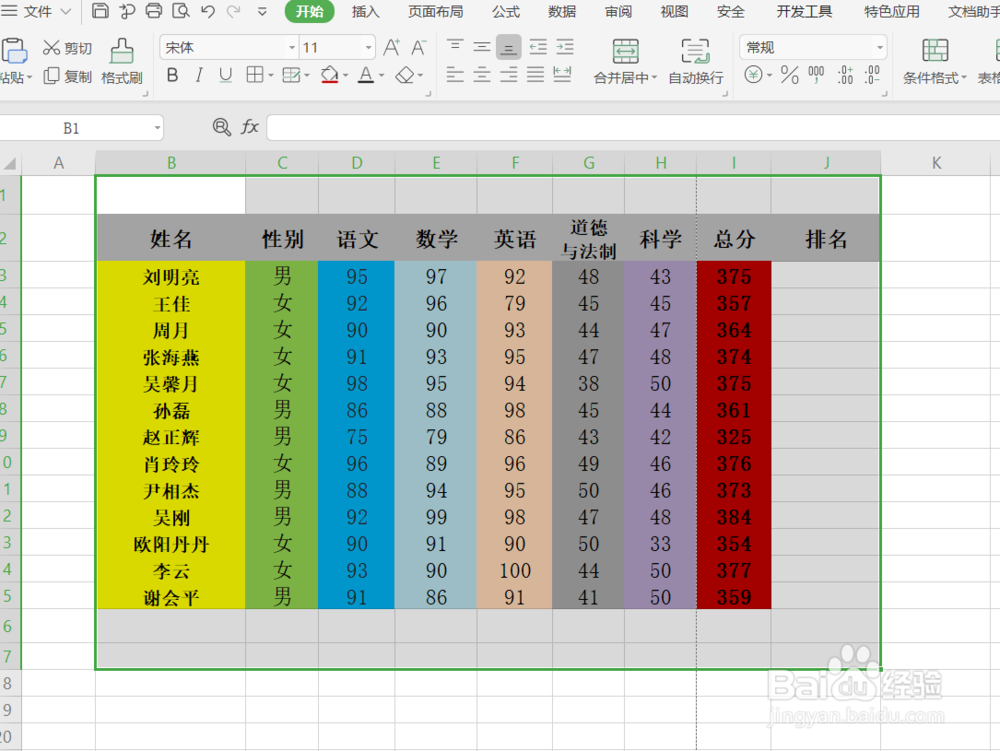 EXCEL表格不打印背景颜色