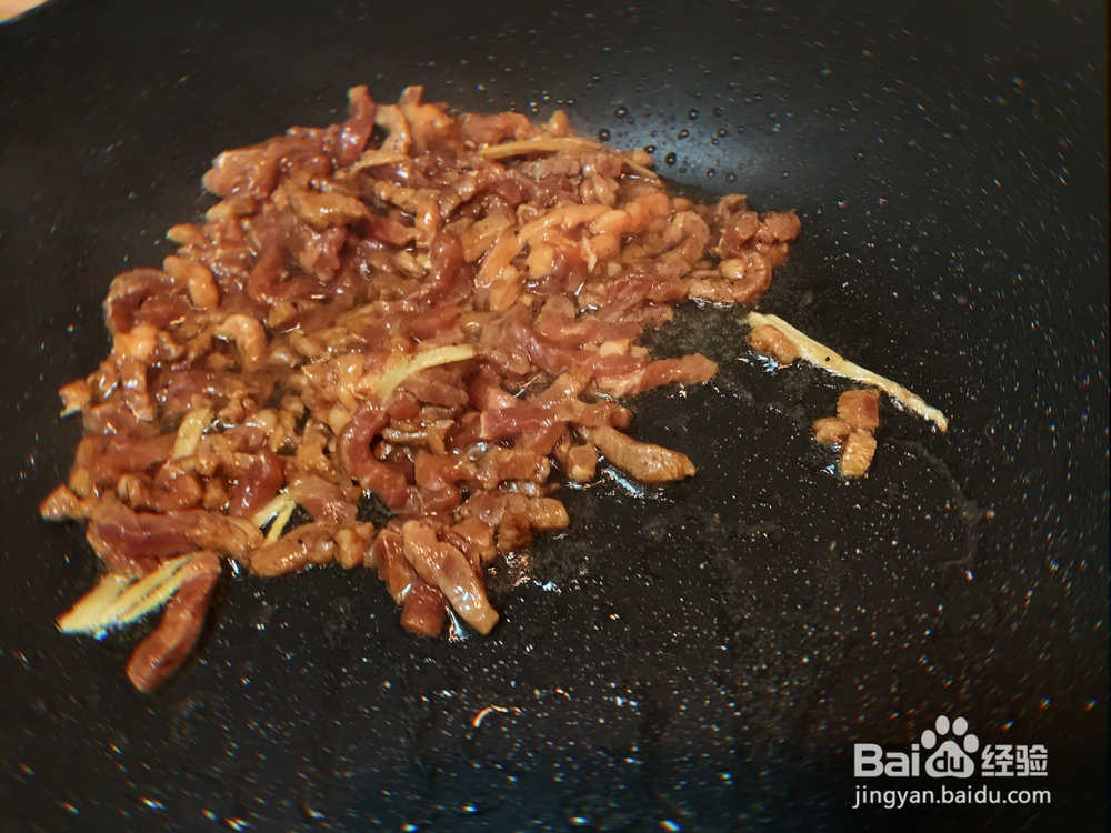 酥到掉渣的海鲜菇牛肉丝