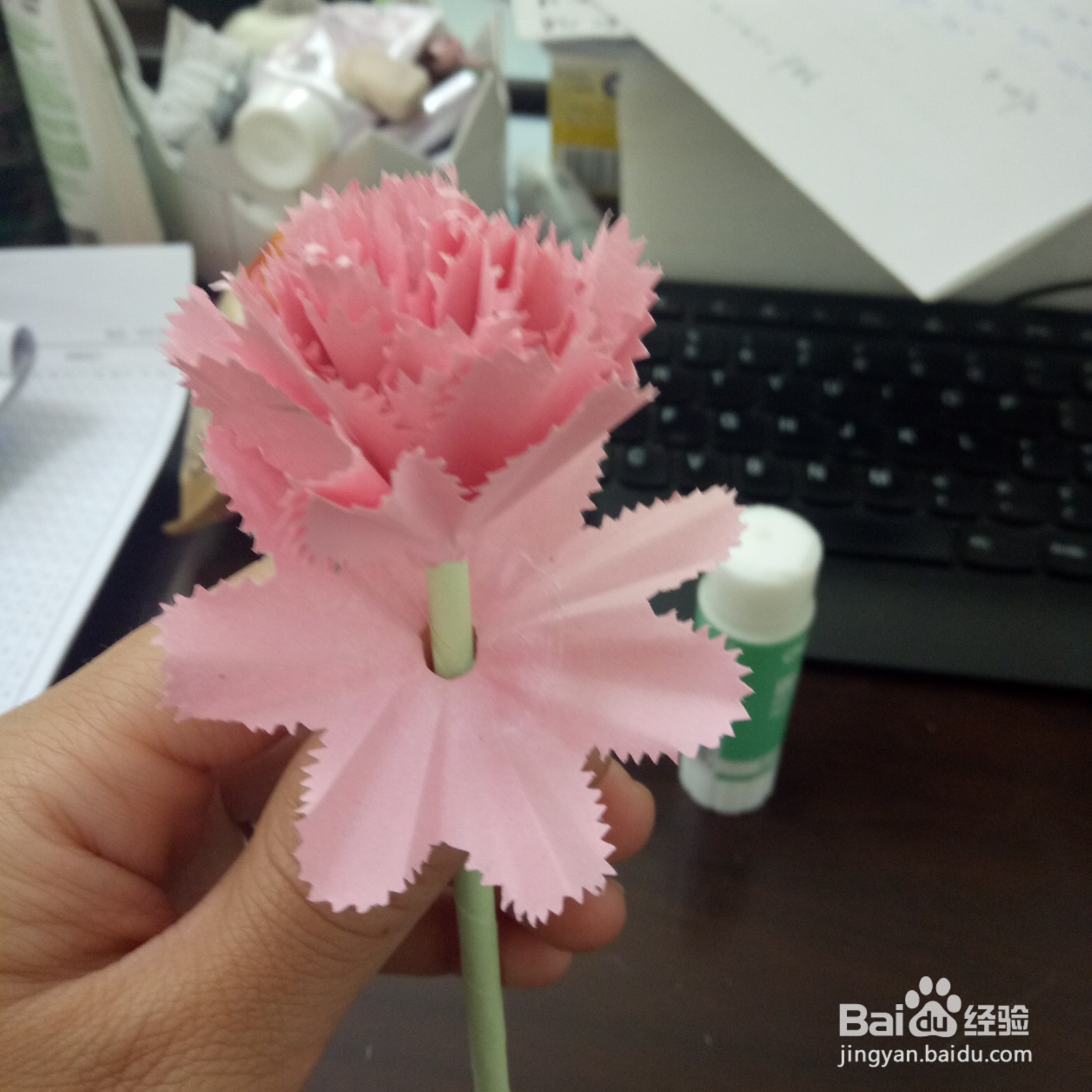 拆纸花手工制作