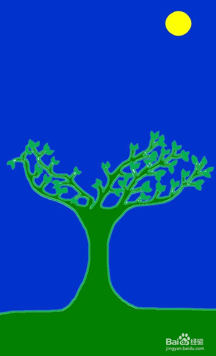 简笔画教程之大树