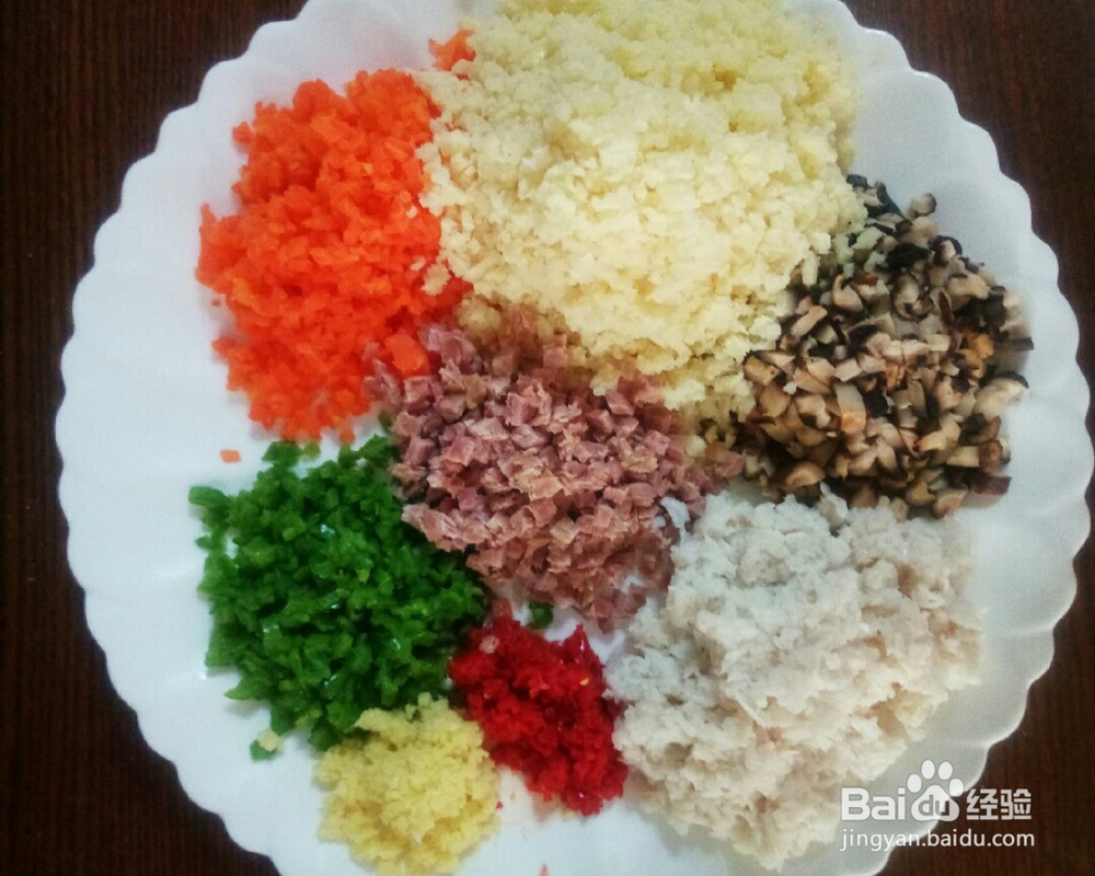 不输饭店的双菇火腿春笋青团版