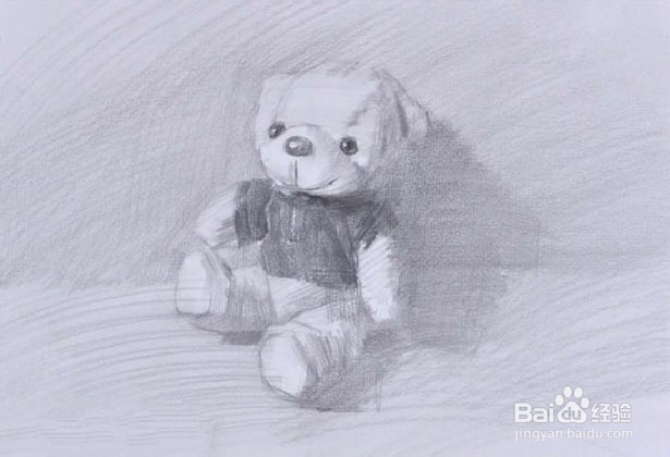 素描布娃娃的画法 图文 百度经验