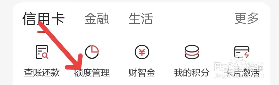 发现精彩的额度管理在哪里查看