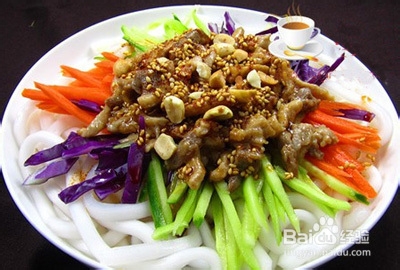 DIY五彩凉拌土豆粉