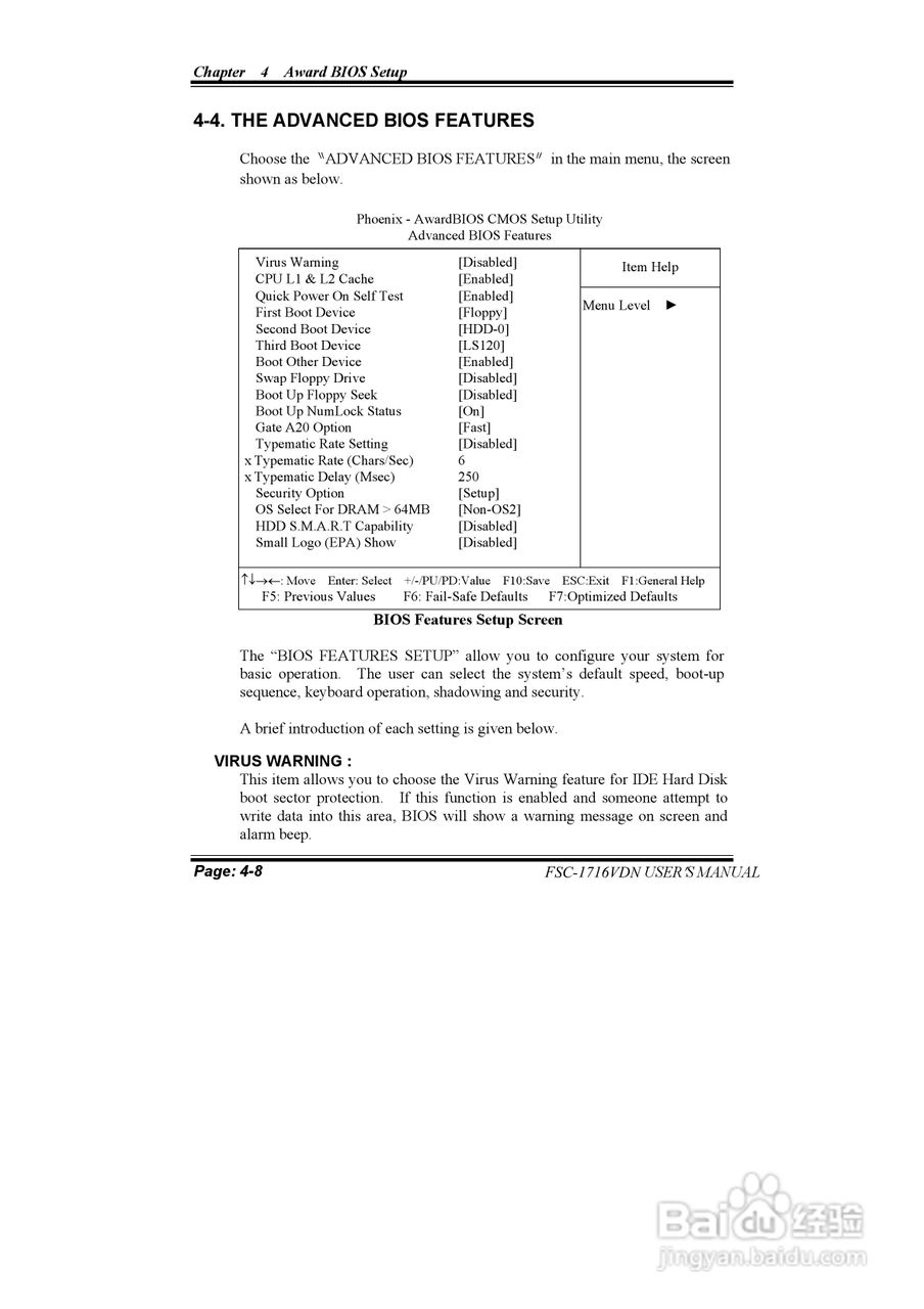 研祥FSC-1716VDN MANUAL工业级CPU板卡说明书:[6]