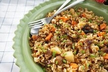 家常羊肉焖饭