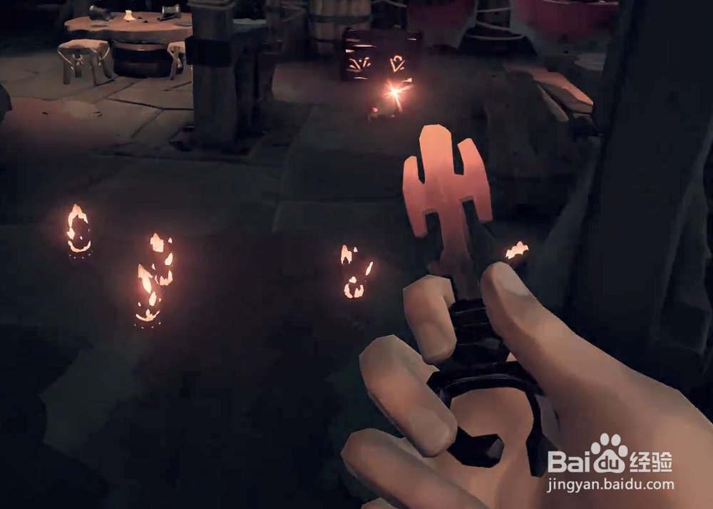 盗贼之海灰暗宝箱怎么开