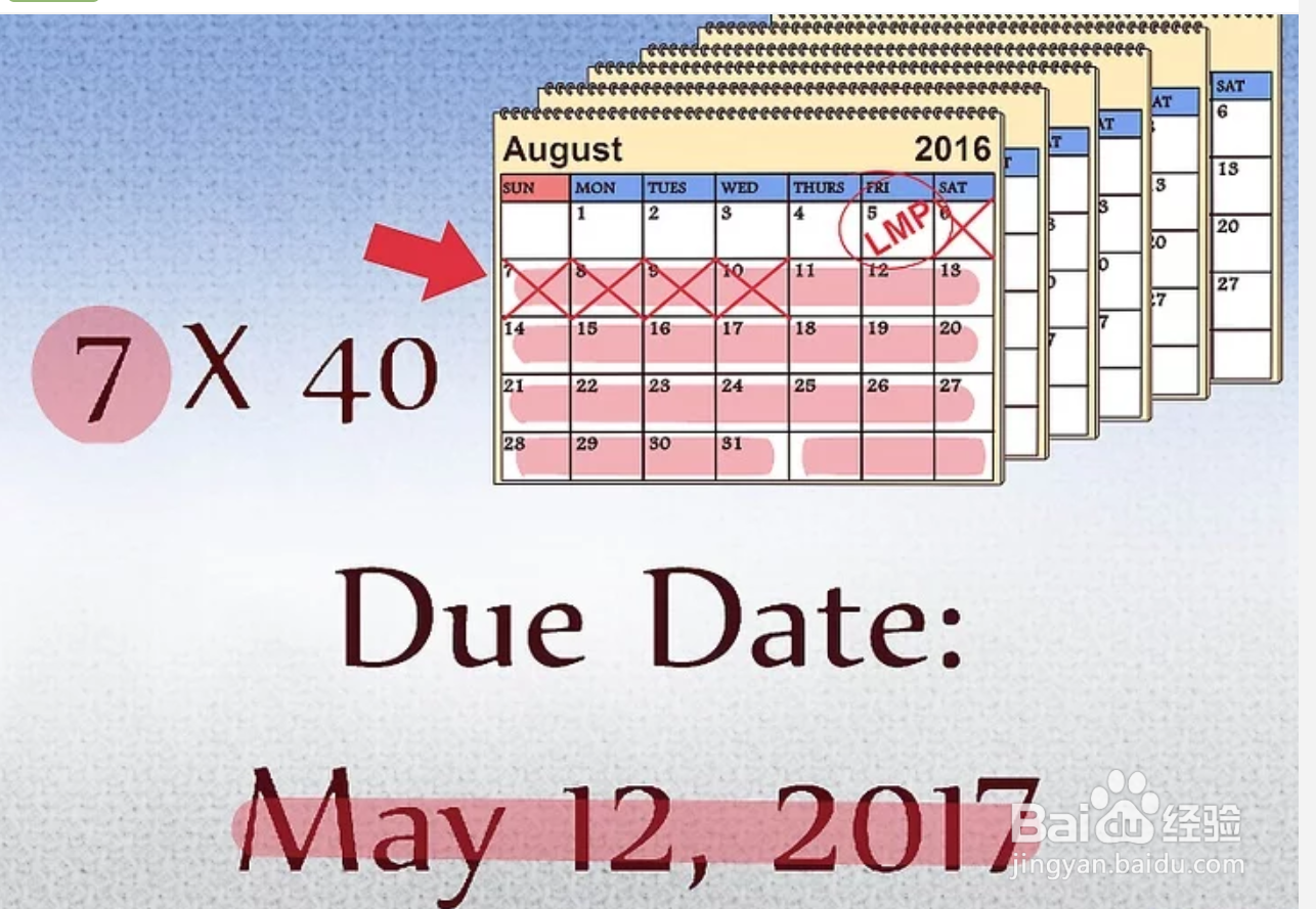 如何计算预产期