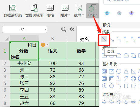 Excel如何快速制作多斜线表头？