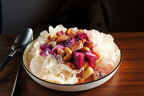 银耳牛肉肠水果沙拉