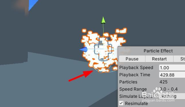 unity粒子爆发probability怎么设置