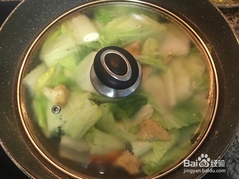 天津油豆腐白菜的做法
