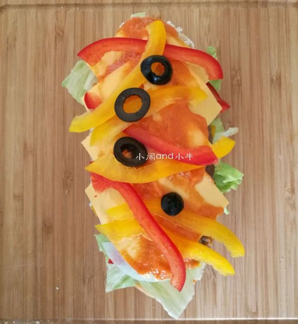 燕麦牛排三明治
